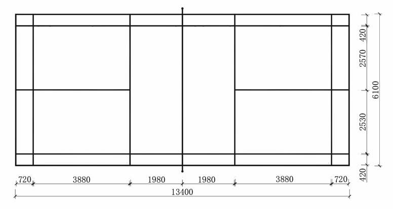名称：羽毛球场布灯方案