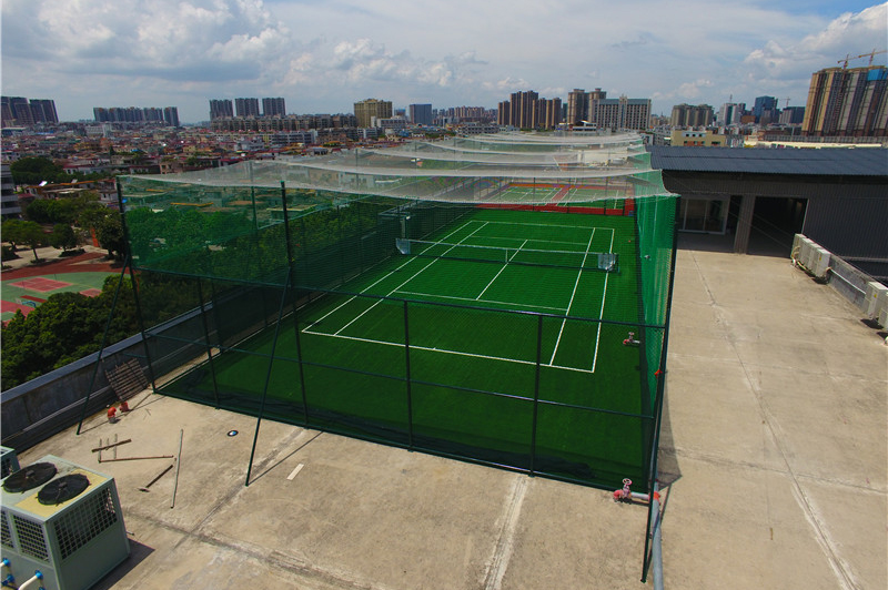 楼顶网球场围网，楼顶球场防风网